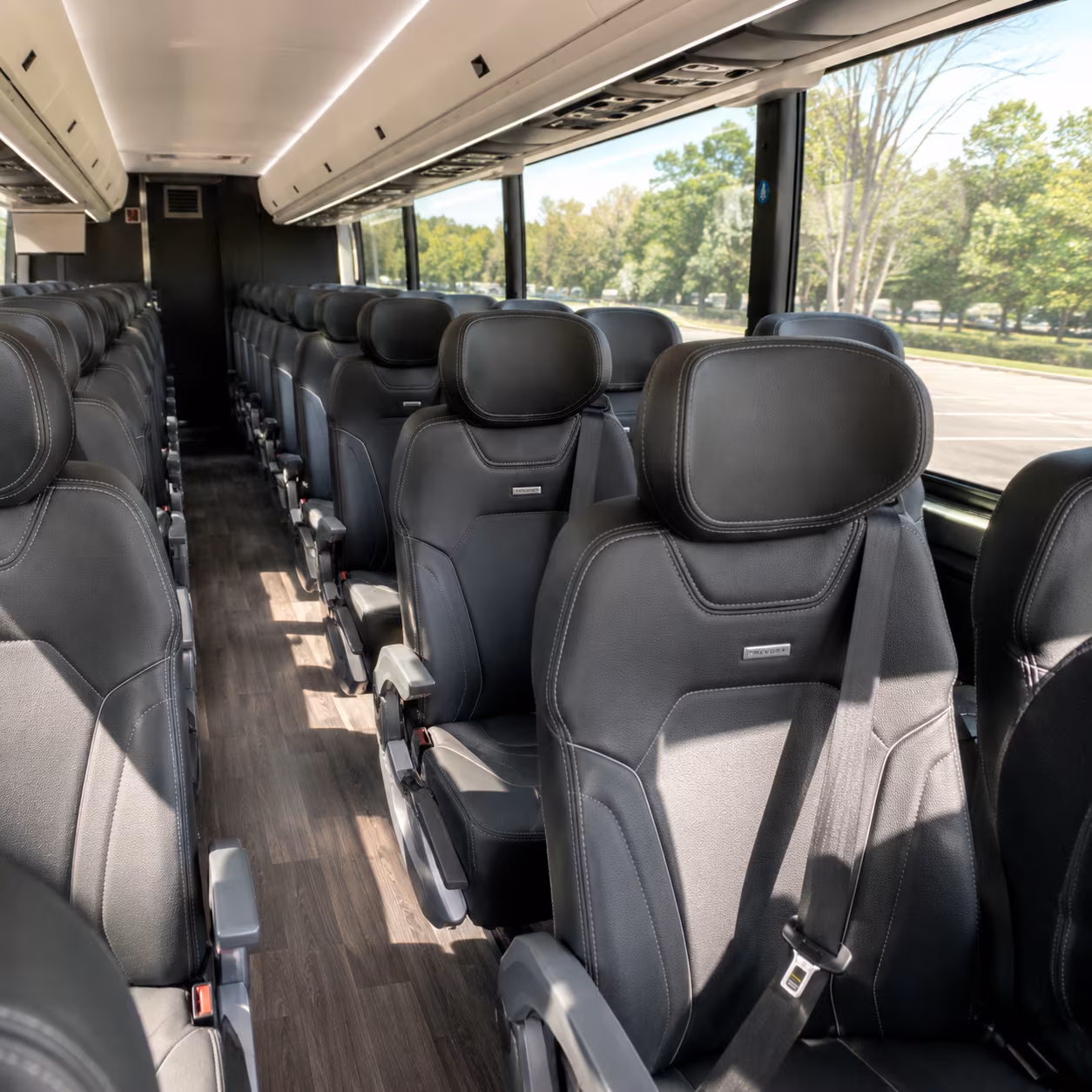 west valley city charter bus interior